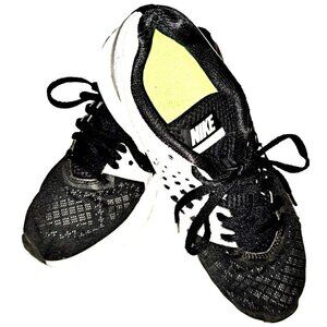 Nike Zoom Span US 7 Black & Gray Lace up Low Top Sneakers
